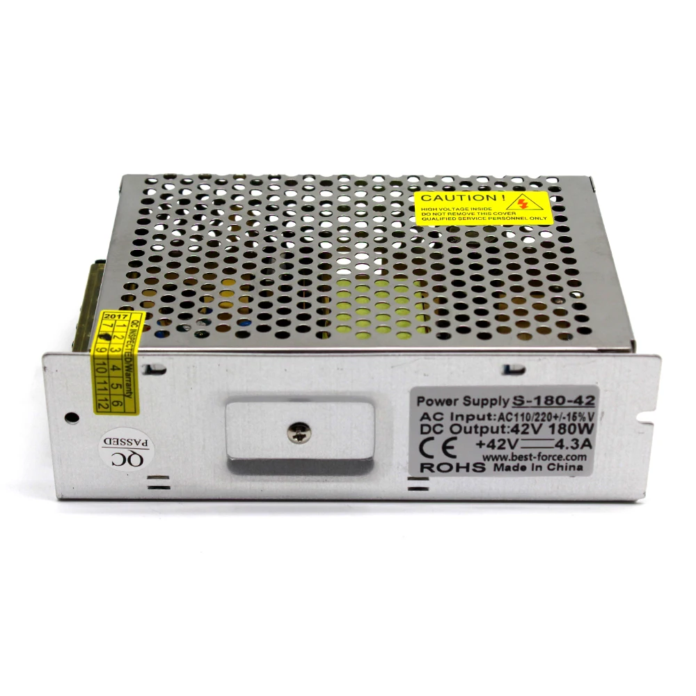 Малый объем DC 42 в выключатель питания 4.3A 180 Вт трансформатор AC110V 220 В SMPS для