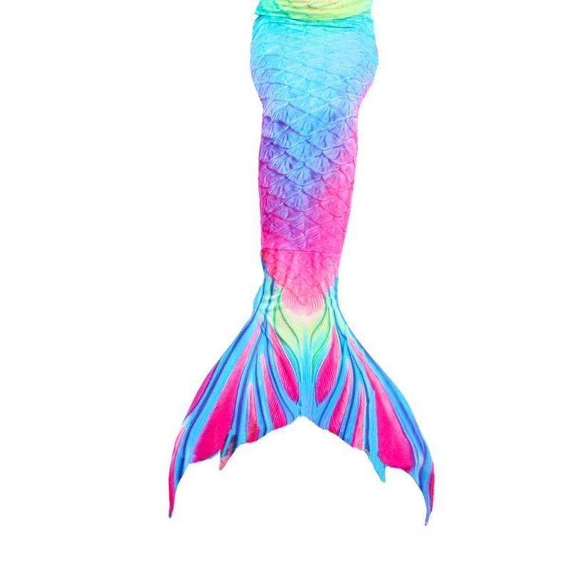 Для взрослых и детей Русалка Моноласты хвосты для купания купальник девочек