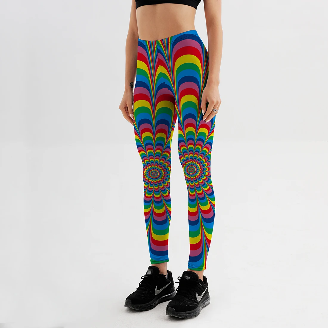 Женские леггинсы Qickitout горячая Распродажа 2016 сексуальные для фитнеса с принтом