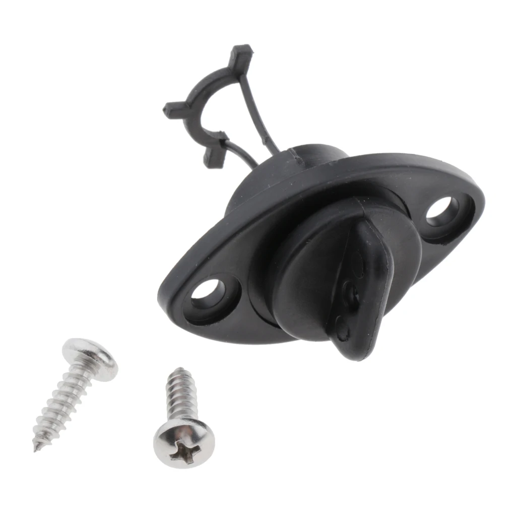 Универсальный Черный Пластиковый Каяк Лодка каноэ лодка корпус резьба слива