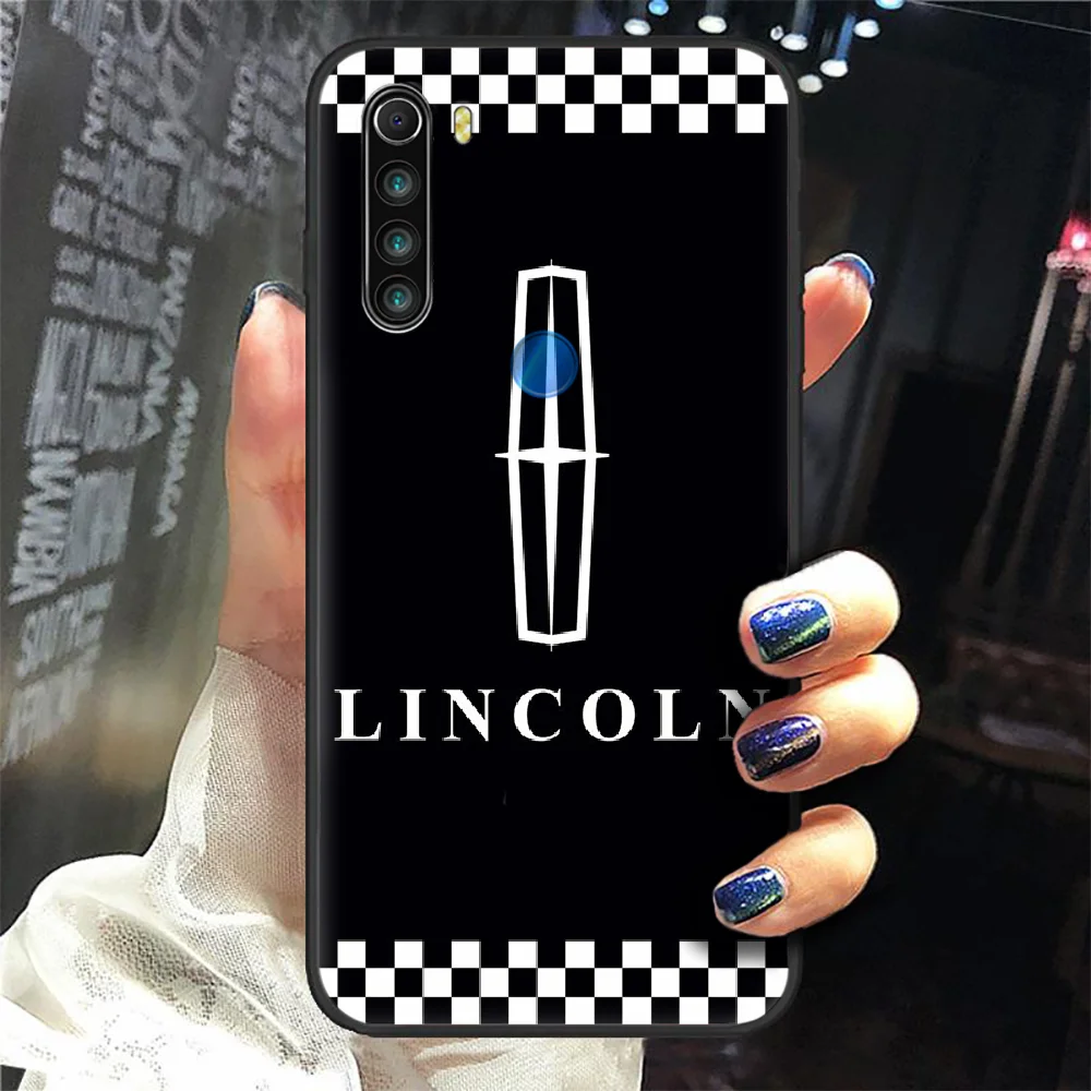

car logo LINCOLN Luxury Phone Case Cover Hull For XIAOMI Redmi 7a 8a S2 K20 NOTE 5 5a 6 7 8 8t 9 9s pro max black prime silicone