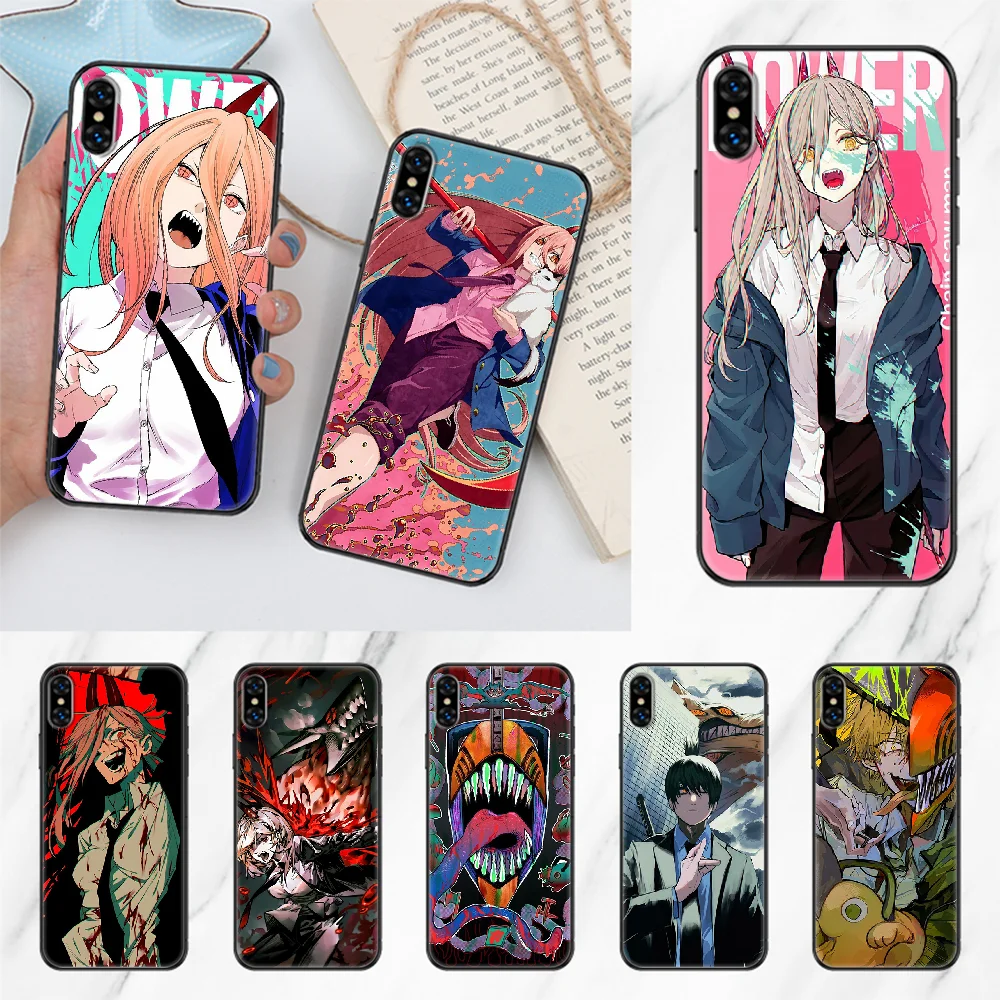 Аниме бензопила человек телефон чехол Корпус для iphone 5 5s se 2 6 6s 7 8 12 мини plus X XS XR 11 PRO
