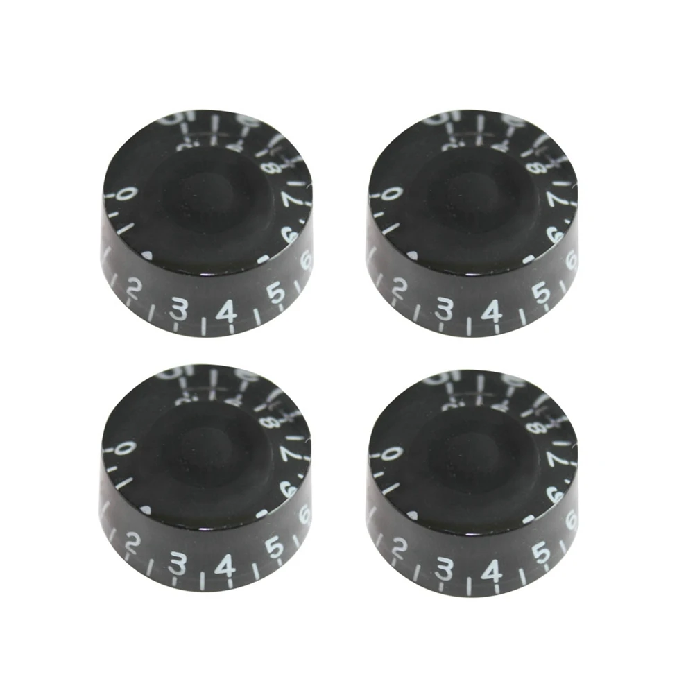4pcs runde gitarre knöpfe geschwindigkeit volume tone control knöpfe dreh knöpfe für gibson epiphone stil elektrische gitarre teil