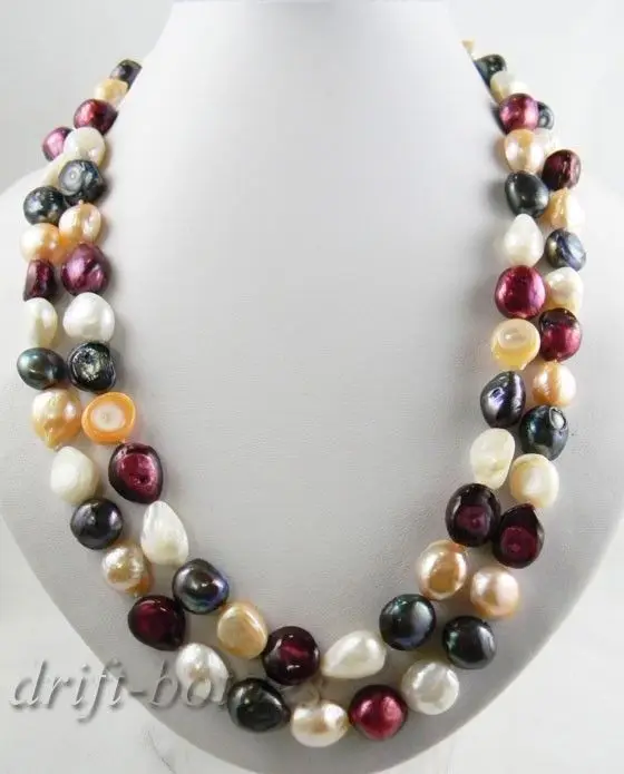 43 '✒ мм белый розовый черный фиолетовый барочный пресноводный жемчуг