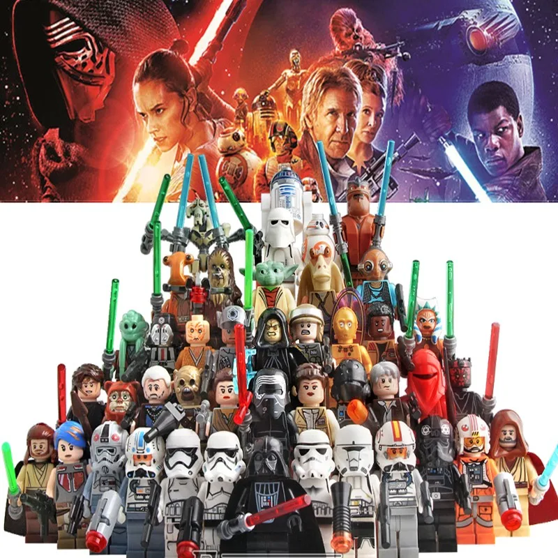 Звездная серия распродажа Storm Strooper королевская защита Han Solo граф Dooku Дарт Вейдер