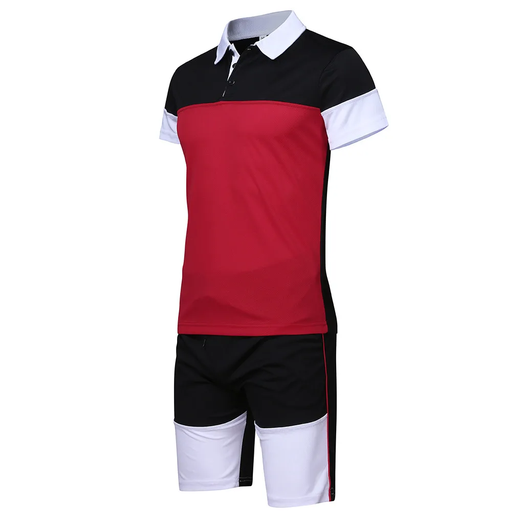 Новинка 2020 летний мужской спортивный костюм мужские Брендовые повседневные