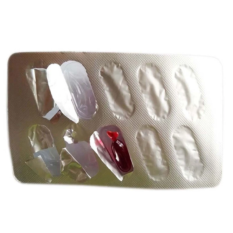 

10pcs Halloween Fake Blood Capsule Pills Vampire Horror Funny Joke Prank Trick Cosplay Makeup Accessories