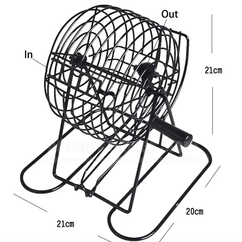 Бинго набор традиционных лотерея бинго семейных игр клетка шары карты счетчики