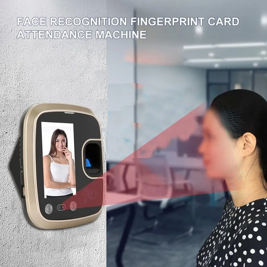 4 3 дюймов TFT TCP/IP 125 кГц RFID распознавание отпечатка лица карты посещаемости машины