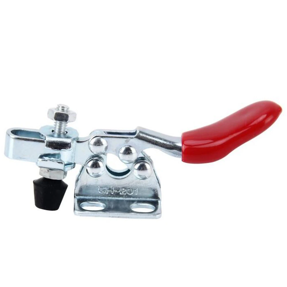 Горизонтальный Тип зажимное GH-201-A красный Пластик покрытые ручки для дверей 27кг