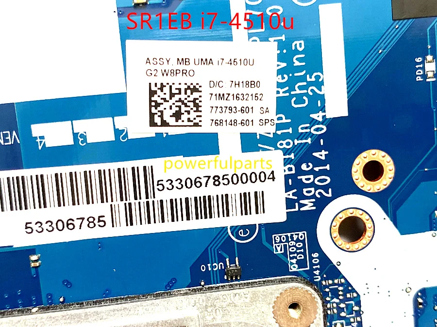 Материнская плата для ноутбука hp 450 g2 100% со стандартным центральным процессором