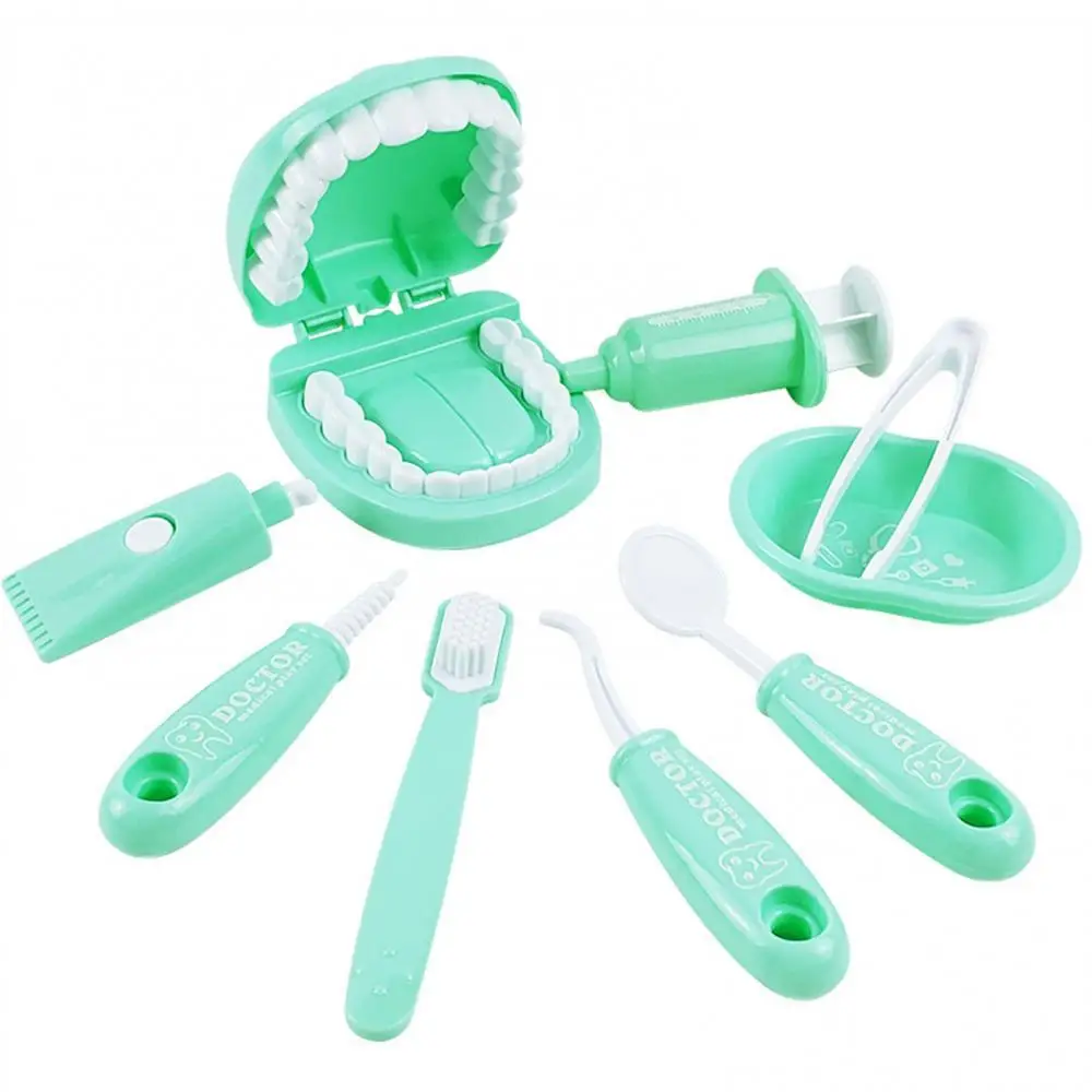 

9Pcs/Set Kids Educational Dental Scene Toys Preschool Teaching Brushing Game