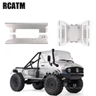 Металлическая боковая защита и защита шасси из нержавеющей стали для радиоуправляемого гусеничного автомобиля 110 UMG10 SCX10II Unimog