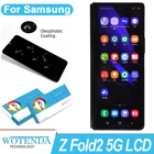 Оригинальный дисплей AMOLED для Samsung Galaxy Fold Z, складной дисплей с рамкой