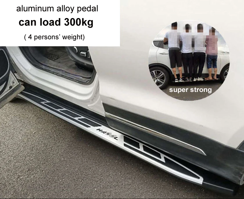 Лидер продаж боковая подножка Nerf для HAVAL H6 2019 2020 утолщенный алюминиевый сплав