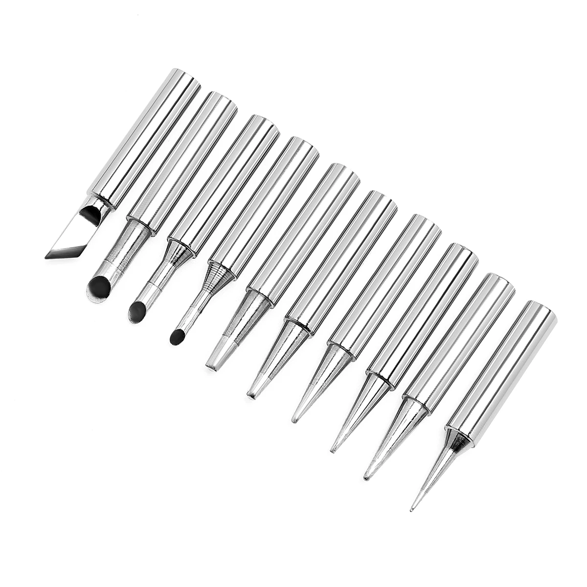 Lead-free soldering solder Iron tips tip 900M-T for  933.376.907.913.951,898D,852D+ 852D soldering rework station 10PCS5PCS