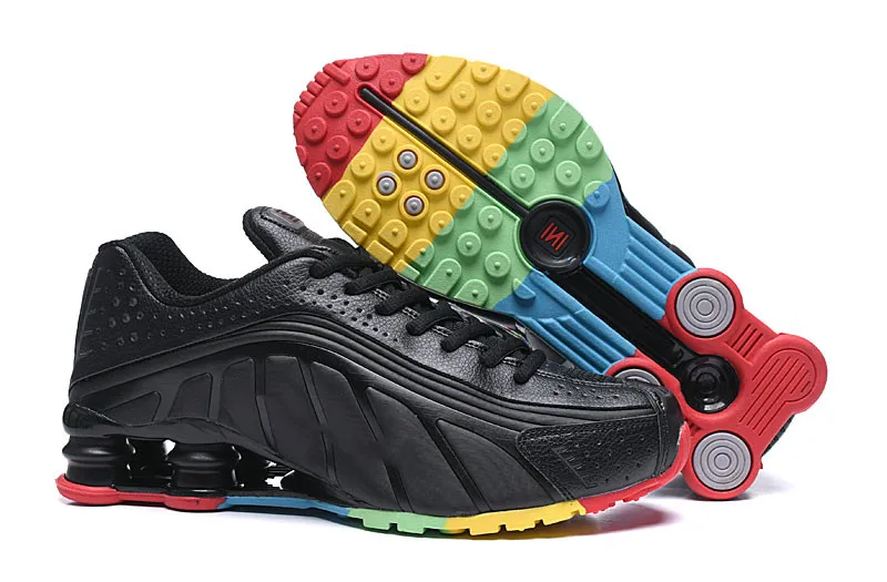 Мужские кроссовки, новинка, дизайнерские мужские кроссовки Shox R4, роскошные кроссовки NZ, тройные черные белые уличные спортивные кроссовки - Цвет: 21