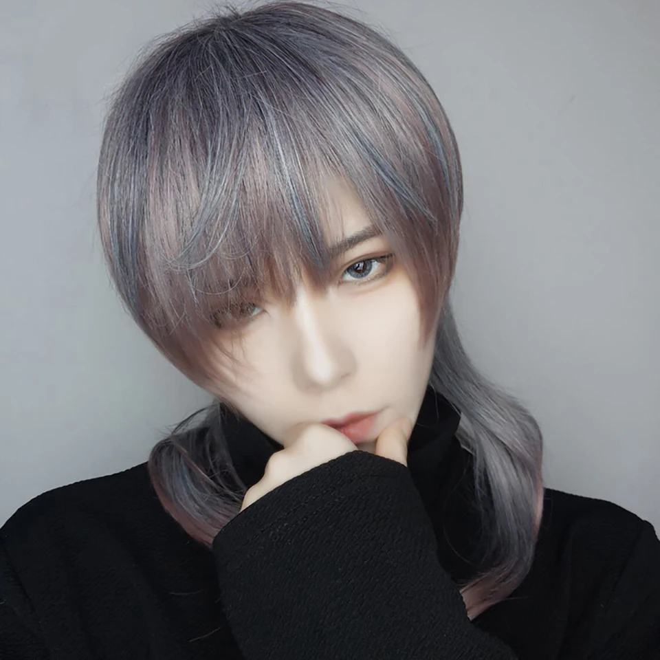 Парики BUQI из коричневых синтетических волос с хвостиком 17 дюймов прямые для