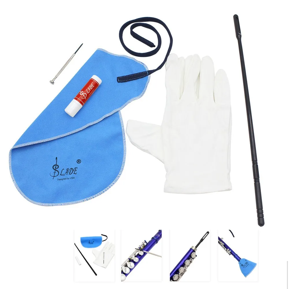 

Saxophone Accessories Cleaning Tool 5-Piece Set For Maintenance And Cleaning Flute Piccolo Cleaning Strip Rod Cork Paste Kit