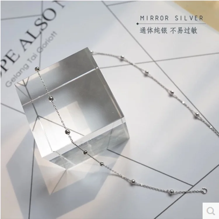 Новый женский чокер с капельками воды форма для пополнения серебра 925 пробы