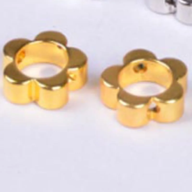 10 шт. медные перфорированные ажурные подвески в виде пяти лепестков 7 5x4 5x3 мм |