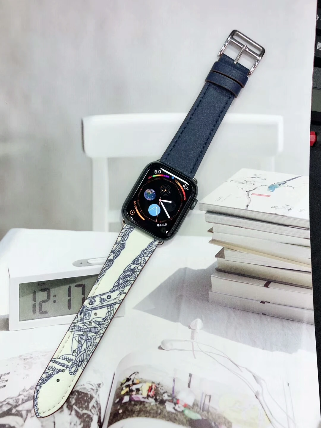 Двойной тур ремешок для Apple Watch серии 5 4 3 2 1 кожаный ремень для iWatch ремешок 42 мм 38 мм 40 мм 44 мм Замена ремешка для часов