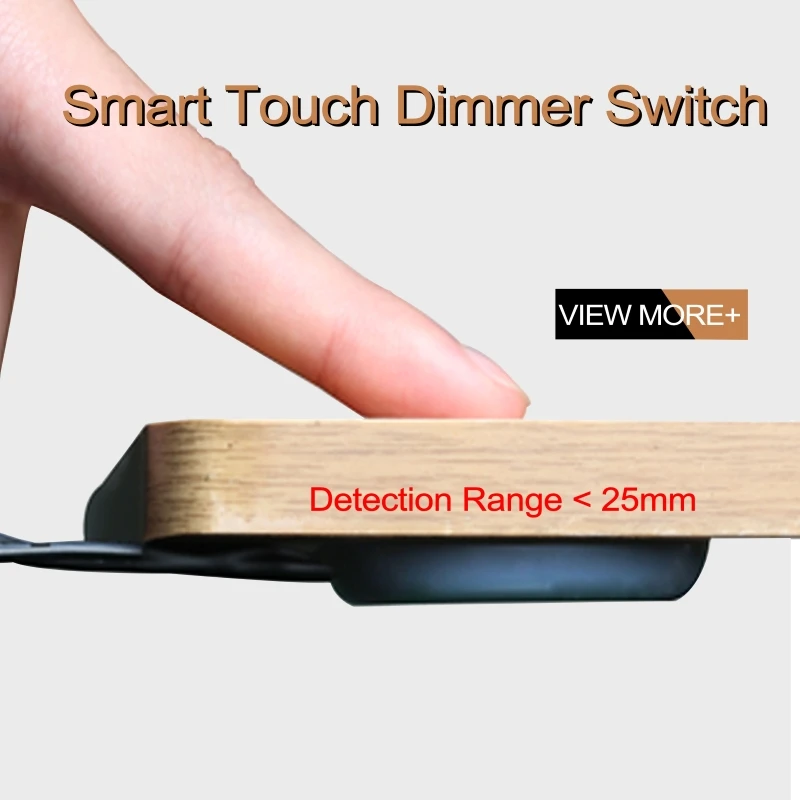 Penetrating 20mm wood panel sensor switch LED touch sensor 12V 24V 60W light control touch switch