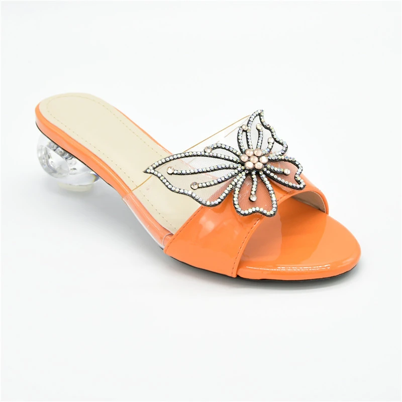 2020 г. специальные поступления свадебная обувь оранжевого цвета нигерийский