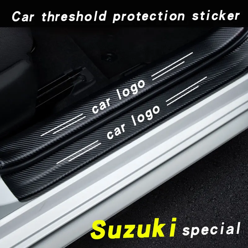 

Car Door Sill Sticker Anti Scratch Tailgate threshold protection for Suzuki Swift Jimny Swift Vitara Samurai Grand vitara Kizas