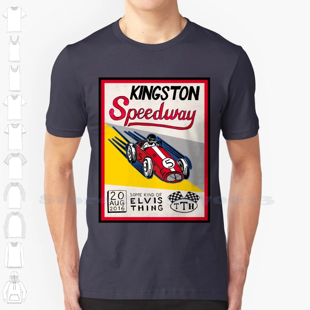 Футболка из 100% хлопка вдохновившись выдуванием теста Kingston Speedway