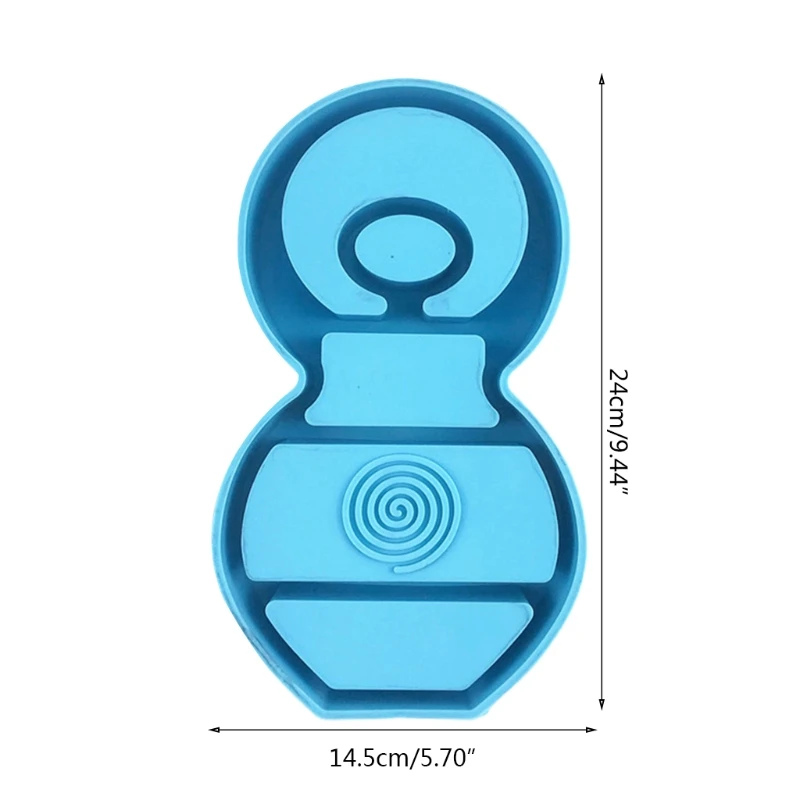 

P0RF Container Case Epoxy Resin Mold Jewelry Storage Box Casting Silicone Mould DIY Crafts Decorations Making Tool