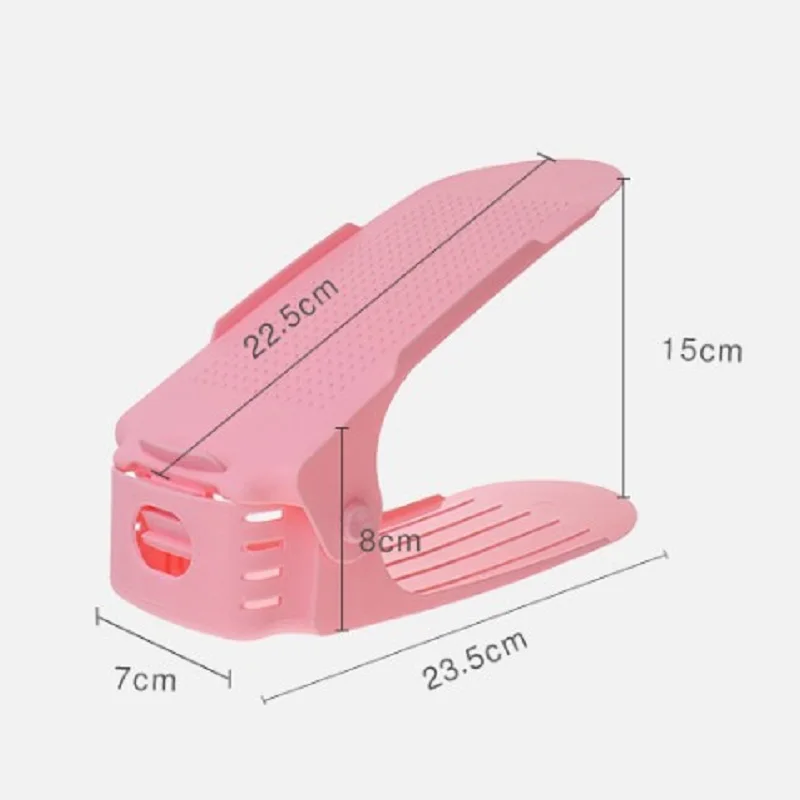 

YIGUISI TikTok 5/10pcs Shoes Organizer Shoebox Footwear Support Slot Space Saving Cabinet Closet Stand Shoe Storage Rack