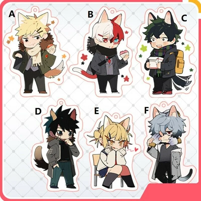 

Keychain Strap My Hero Academia Bakugou Katsuki Toga Himiko Shigaraki Tomura