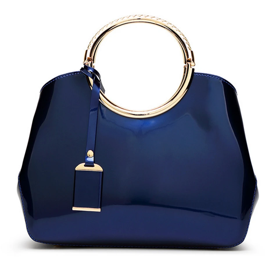 Высококачественная модная трендовая сумка из лакированной кожи Сумка с верхними