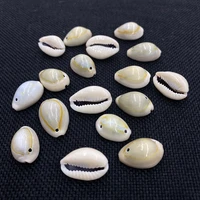 20pcsbag natural shell conch beads double hole fashion loose spacer beads for jewelry making bracelets handicraft accessories