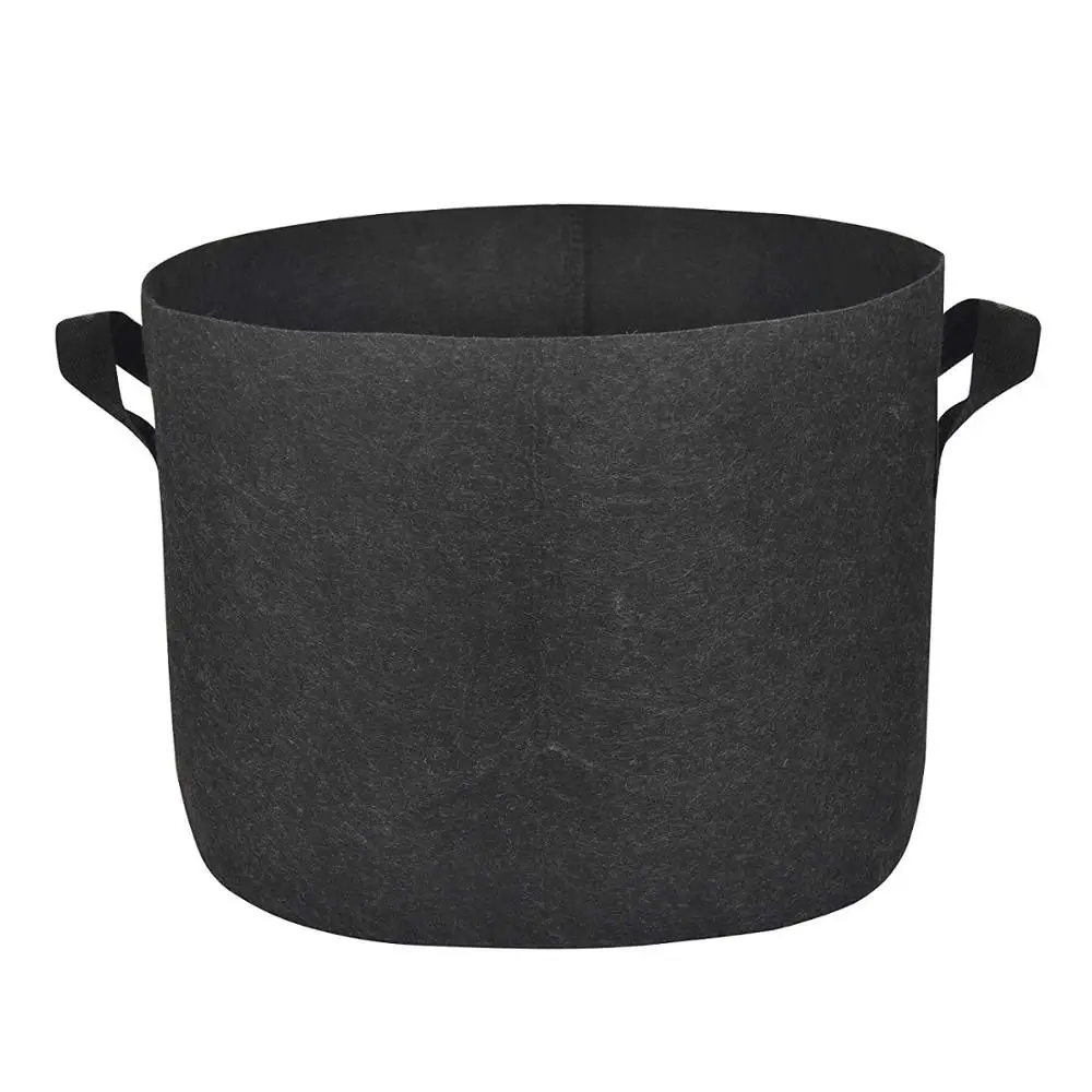 5 шт. мешки для выращивания черной ткани воздухопроницаемые 1/5/7/25/50/100 галлоновые