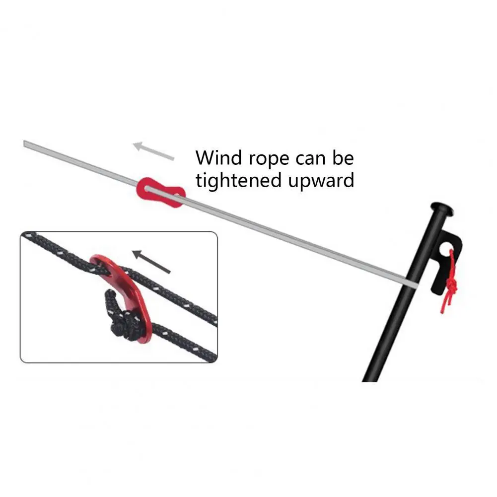 

Camp Rope Adjustable Buckle Tent Rope Tent Rope Useful Canopy Rope