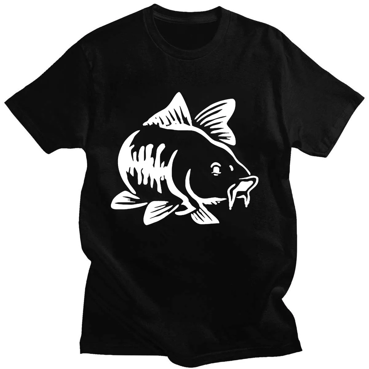 

14 Color 2021 Summer Carp Fish T-shirt Fishings Ruined My Life Cool Men'S Short Sleeve T-shirt Casual Cotton Tees Tops