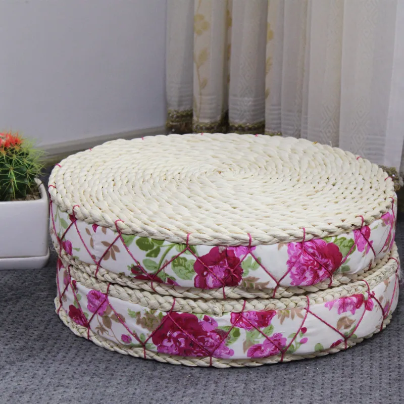 Тканая Подушка футон в японском стиле ручной работы большие напольные подушки