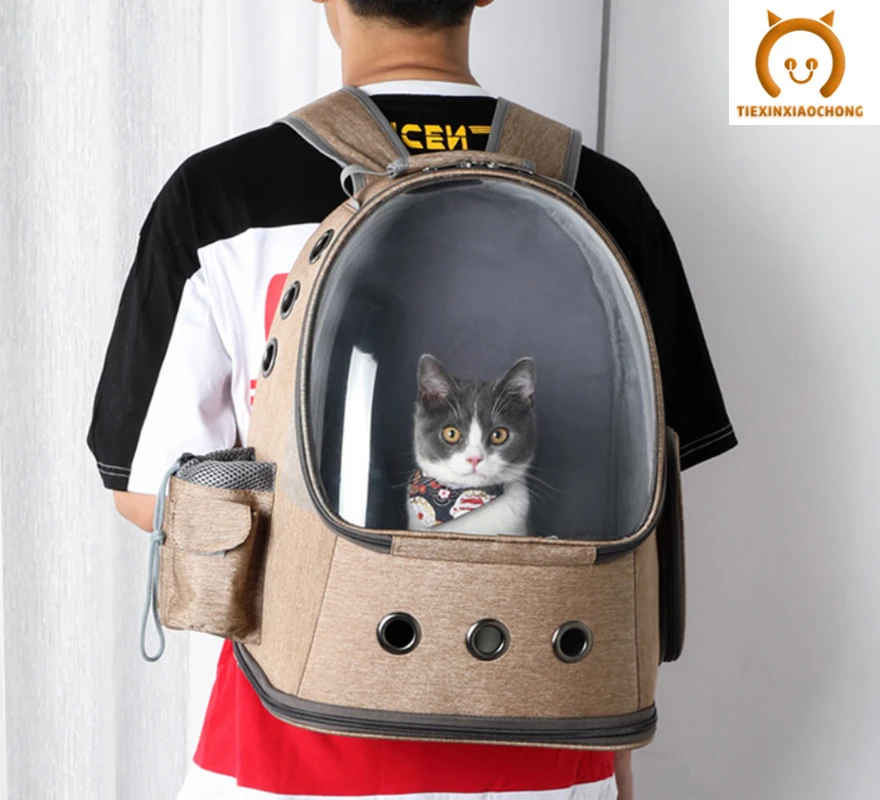 

Cat Carrier Bag Space Pet Backpack Breathable Portable Cat Bag Outdoor Travel Backpack For Cat Dog Double Shoulder New