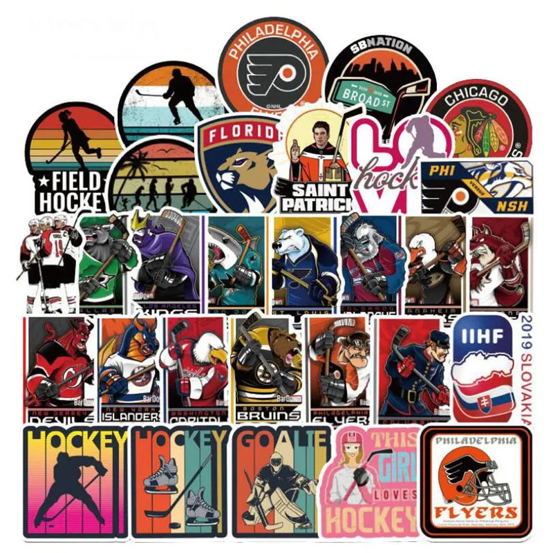 

10/30/50PCS Cartoon Graffiti Rugby Series Car Phone Case Luggage Laptop Guitar Waterproof Sticker