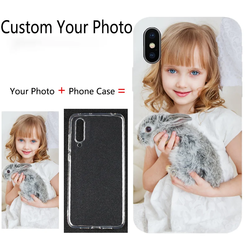 Милый прозрачный мягкий чехол для телефона с изображением розовых котят кошек и