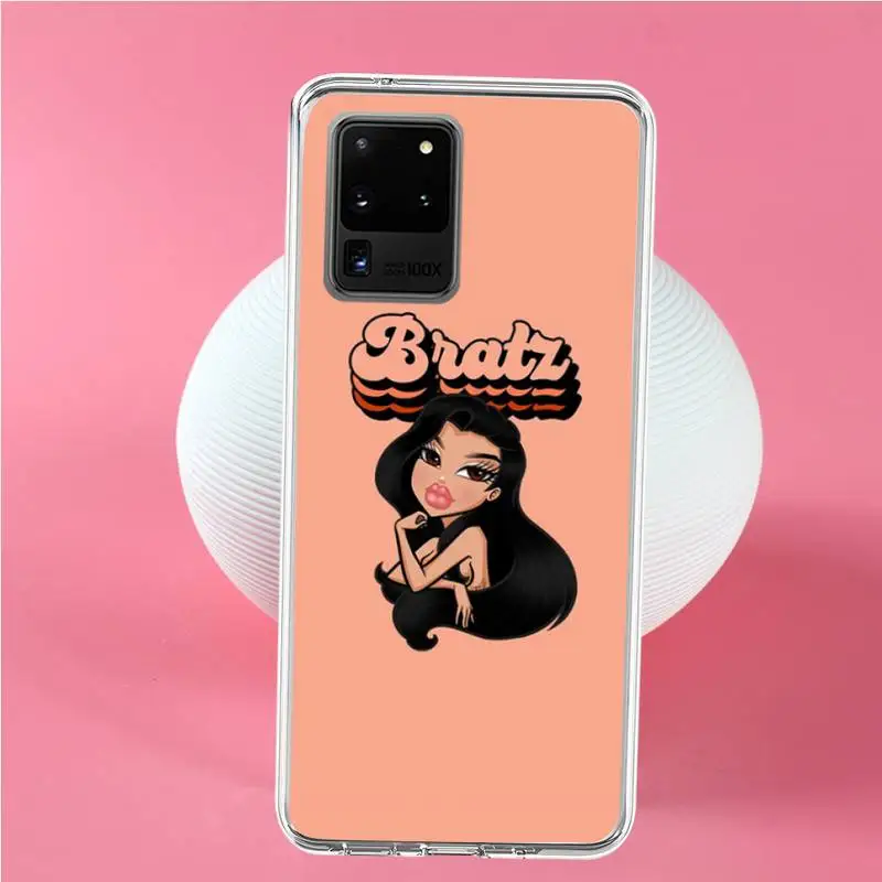 

Fashion Luxury Brand Doll Bratz Phone Case For Samsung S6 S7 S7 edge S8 S8 Plus S9 S9 Plus S10 S10 plus S10 E(lite)
