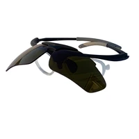 anti red 650nm protective glasses blue 460nm goggles green 532nm flip myopia laser glasses