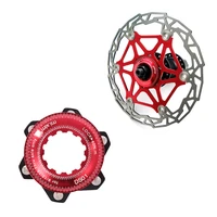 1 pcs disc center lock hub conversion mountain centerlock to 6 hole bike brake adapter outdoor cycle biking entertainment