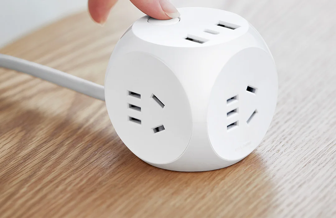 Xiaomi Youpin кубическая розетка Rubik с адаптером питания Smart Fast 3 Национальный стандартный разъем 2USB1Type-C1.5m удлинитель