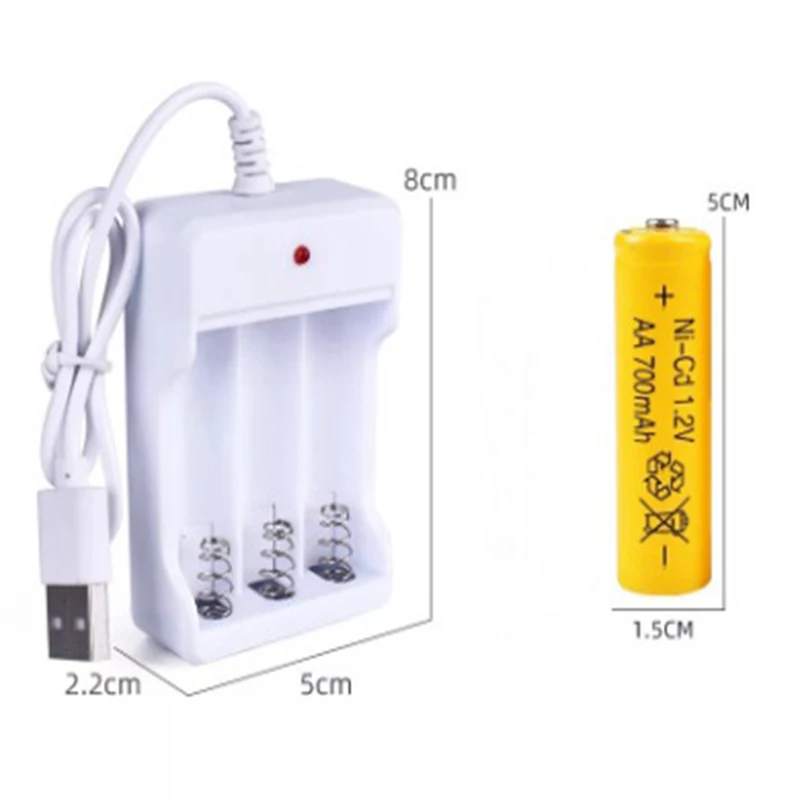 Новый набор для зарядки 1 2 в 700 мАч AA подходит игрушек|Перезаряжаемые батареи| |