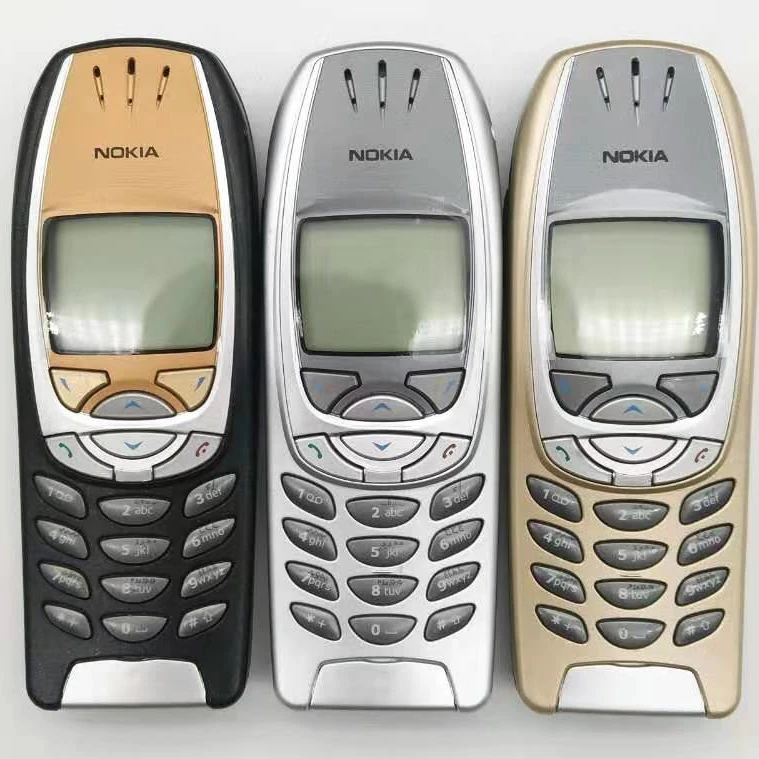 6310i разблокированный Nokia 6310i 2G GSM трехдиапазонный Bluetooth классический мобильный телефон Восстановленный