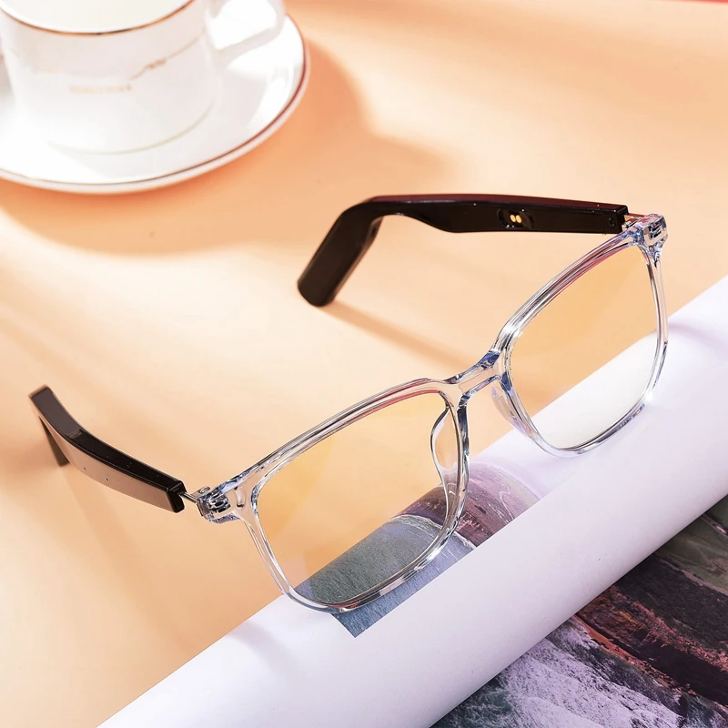 구매 스마트 안경 TWS 무선 블루투스 뼈 전도 방수 이어폰 스포츠 헤드셋 음악 선글라스