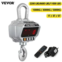 veovr 1t 3t 5t digital crane scales with remote control mini bascula balance precision gadgets tools for industrial hanging hook
